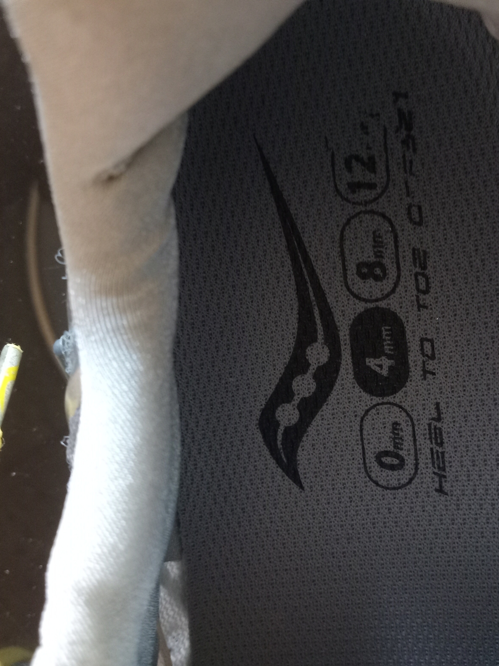Saucony Yellow & White Running Sneakers - Picture 7 of 8